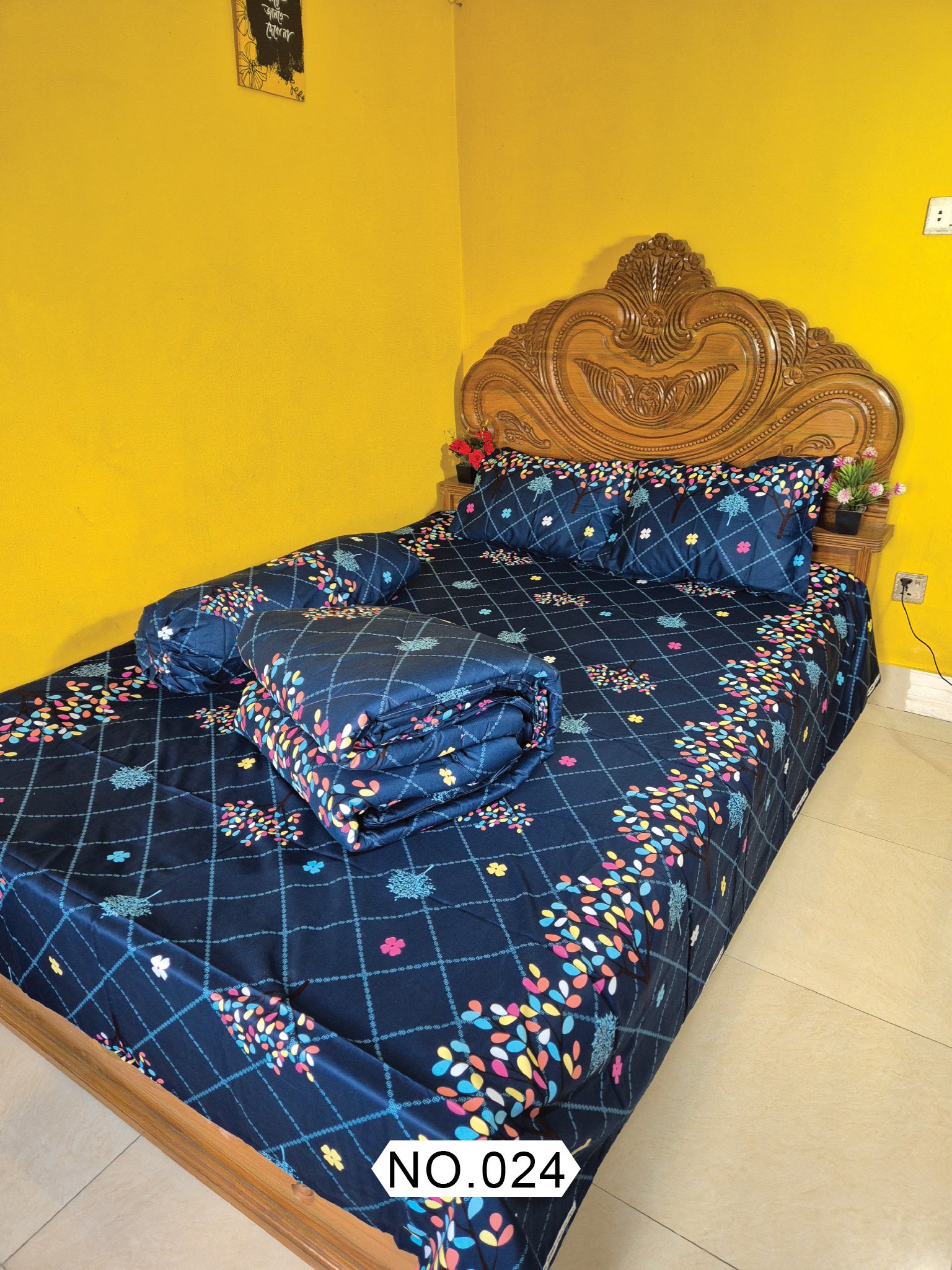 Premium Comforter Set(5 PCS SET) No:24 - Image 2