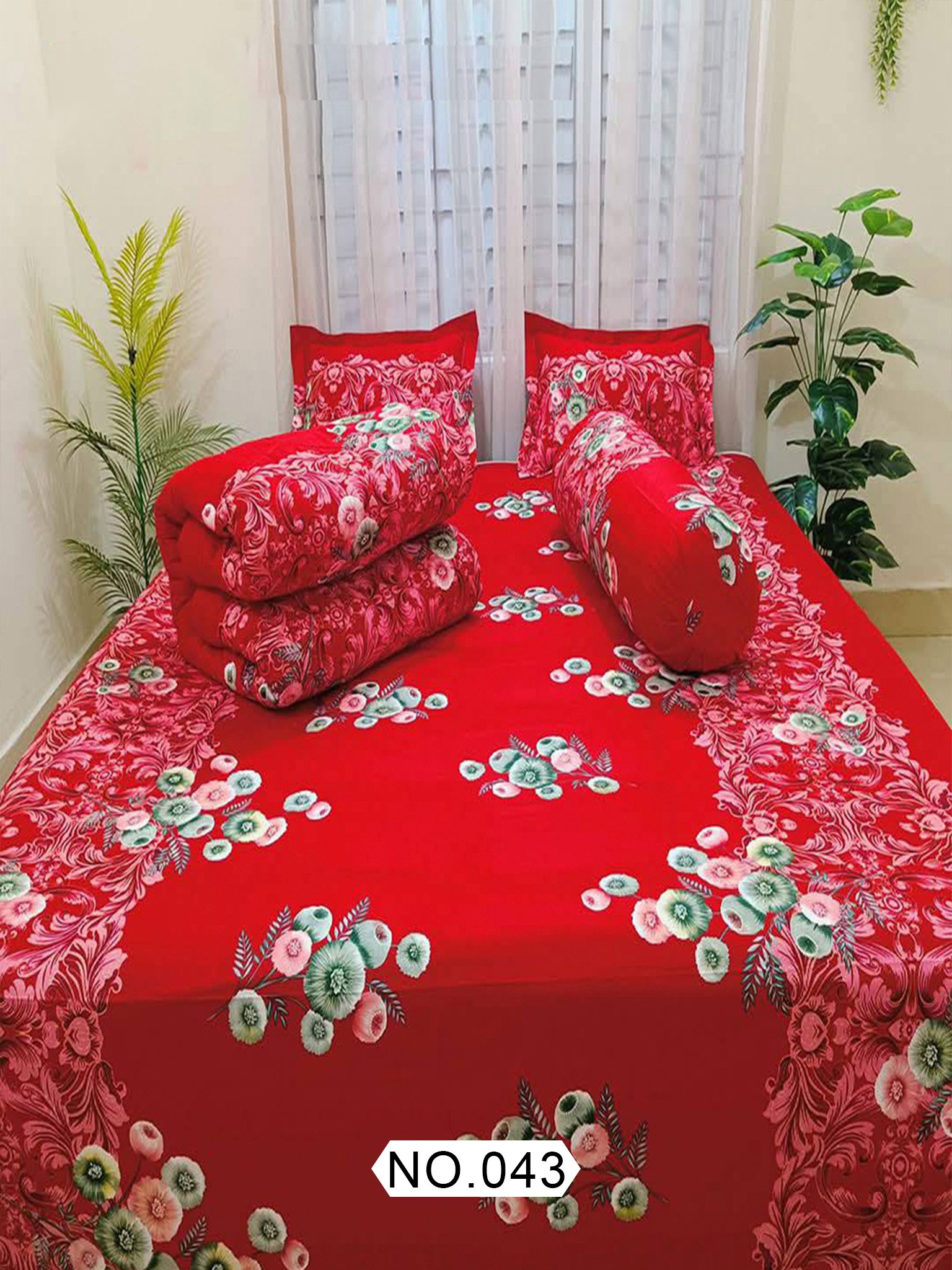 Premium Comforter Set(5 PCS SET) No:43 - Image 2