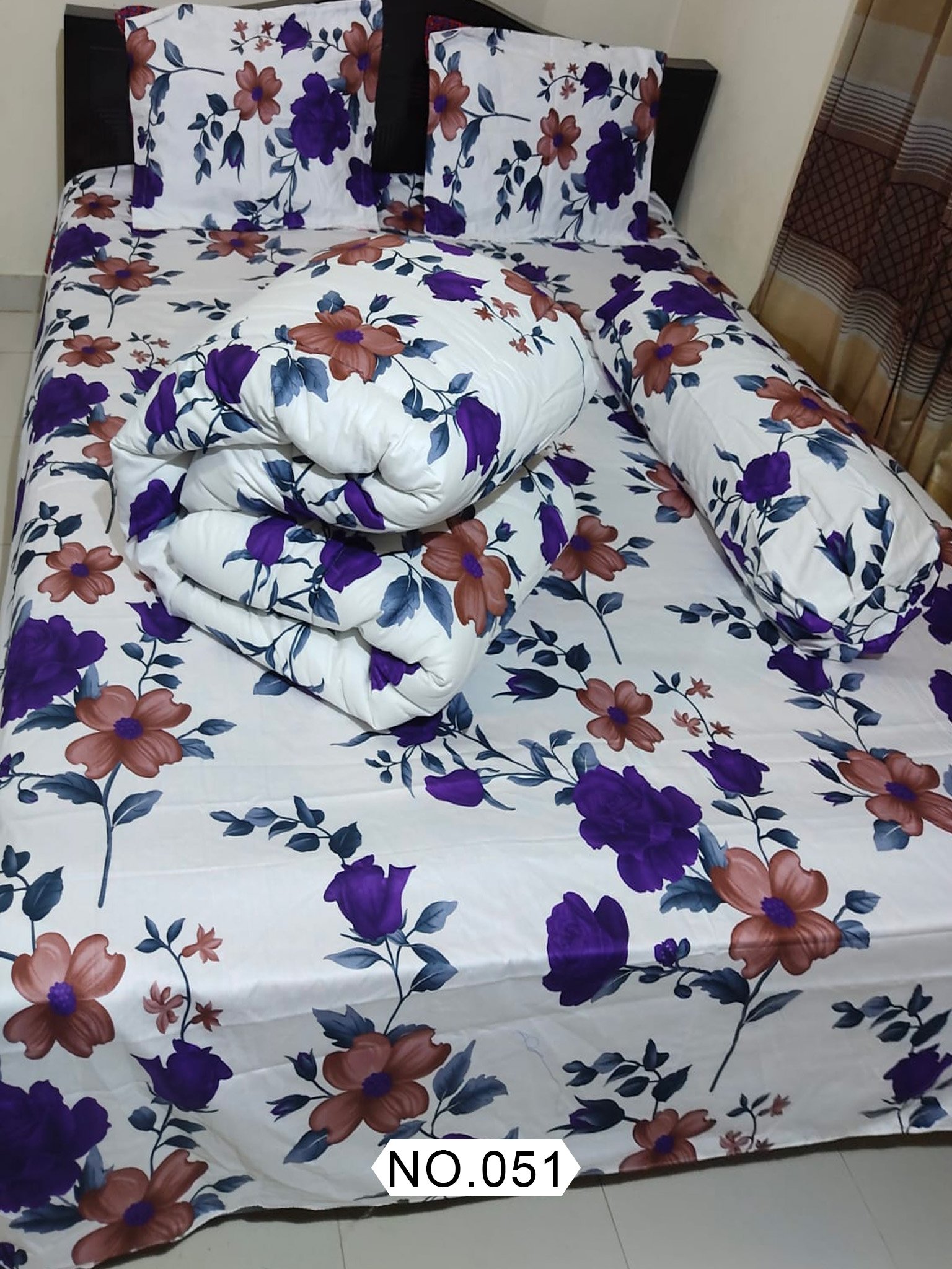 Premium Comforter Set(5 PCS SET) No:51 - Image 2